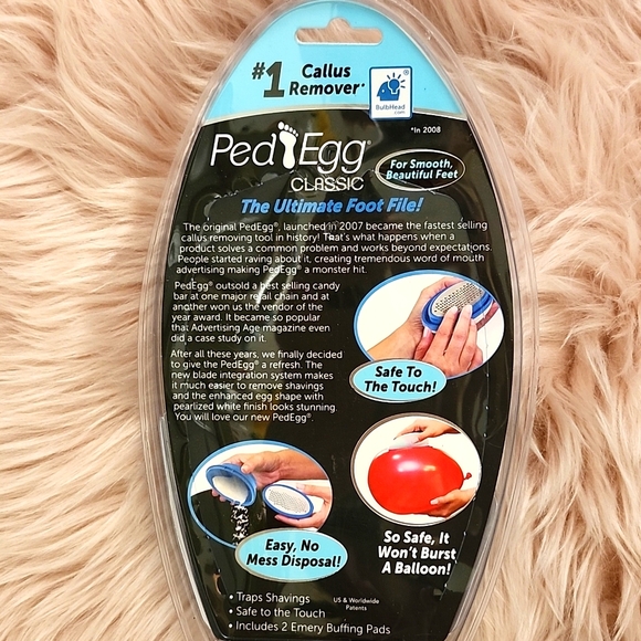 AS SEEN ON TV!! Brand New Ped Egg CLASSIC ULTIMATE FOOT FILE - Picture 2 of 5